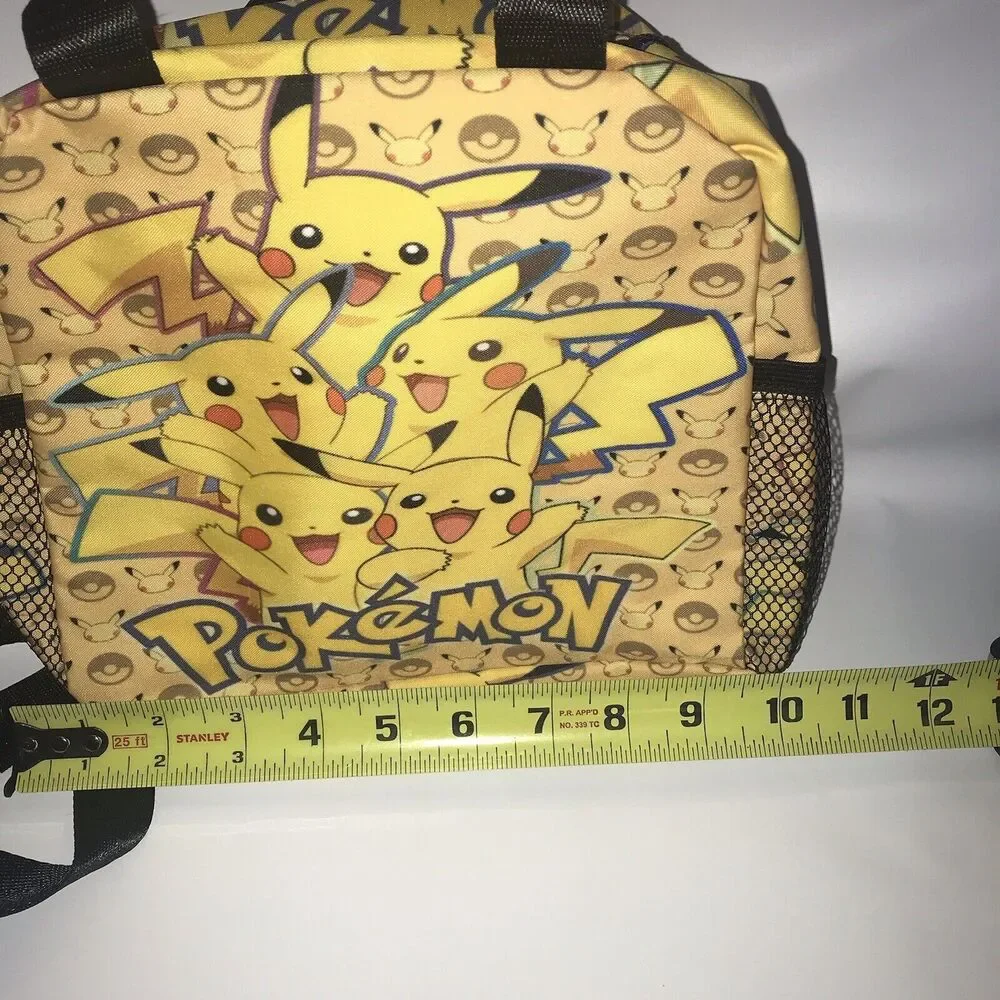 Pokemon Lunch Bag Pikachu Furren Anime Insulated Lunch‎ Box Leakproof Cooler